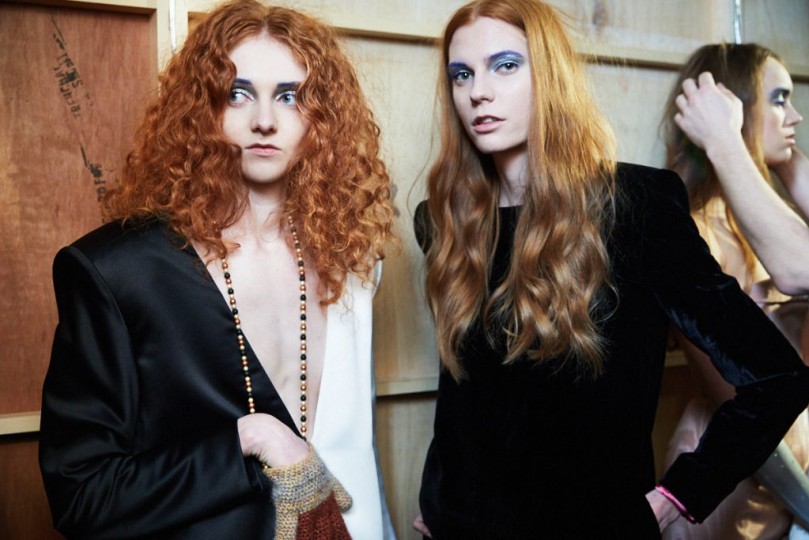 LFW AW17 - Central Saint Martin backstage - Ambra Vernuccio - The Upcoming - 29