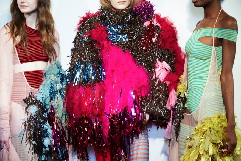 LFW AW17 - Central Saint Martin backstage - Ambra Vernuccio - The Upcoming - 32
