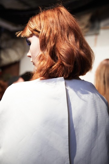 LFW AW17 - Central Saint Martin backstage - Ambra Vernuccio - The Upcoming - 33