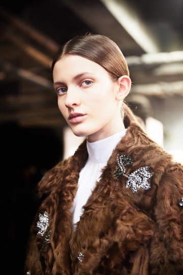 LFW AW17 - Erdem backstage - Ambra Vernuccio - The Upcoming - 10
