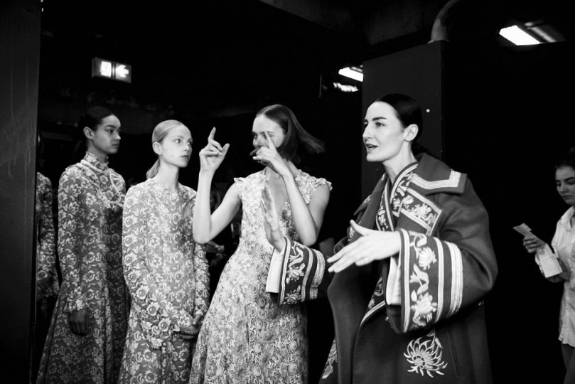 LFW AW17 - Erdem backstage - Ambra Vernuccio - The Upcoming - 45