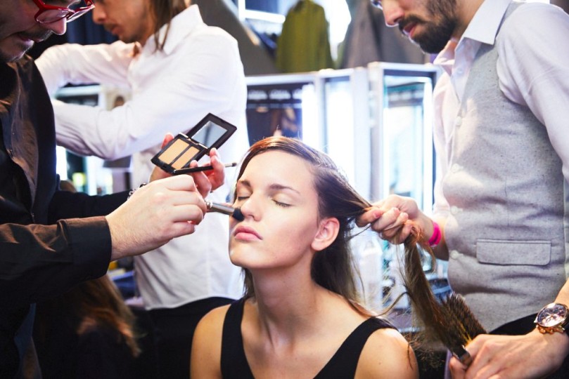 LFW AW17 - Eudon Choi backstage - Ambra Vernuccio - The Upcoming - 01