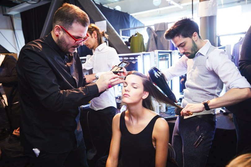 LFW AW17 - Eudon Choi backstage - Ambra Vernuccio - The Upcoming - 02