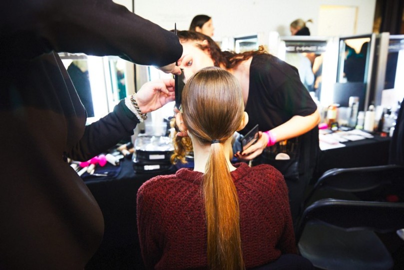 LFW AW17 - Eudon Choi backstage - Ambra Vernuccio - The Upcoming - 04