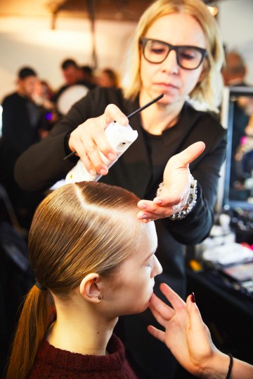 LFW AW17 - Eudon Choi backstage - Ambra Vernuccio - The Upcoming - 09