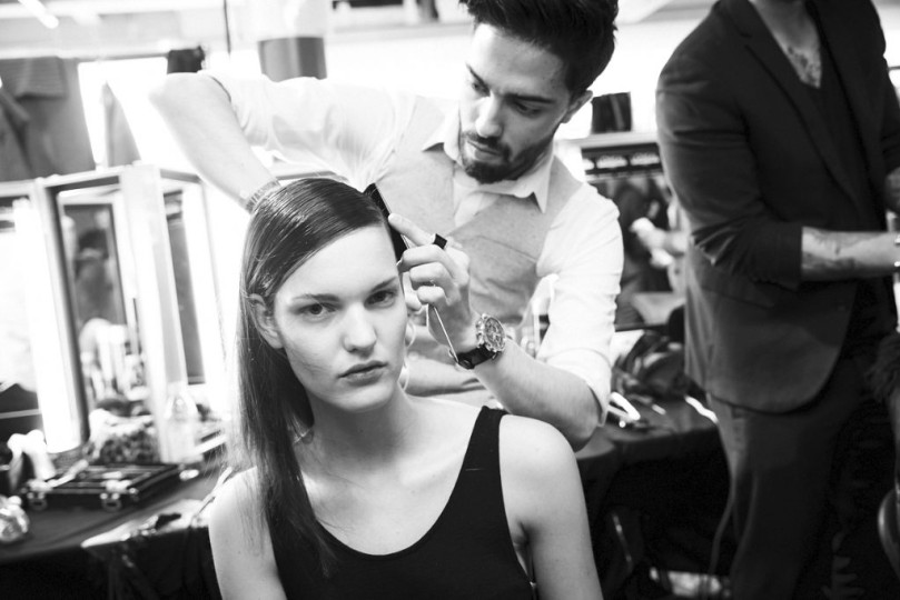 LFW AW17 - Eudon Choi backstage - Ambra Vernuccio - The Upcoming - 11