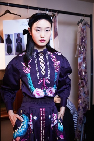 LFW AW17 - Temperley London backstage - Ambra Vernuccio - The Upcoming - 21
