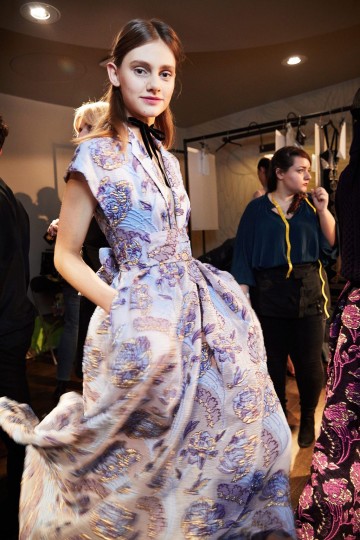 LFW AW17 - Temperley London backstage - Ambra Vernuccio - The Upcoming - 22