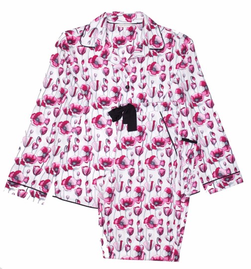 Floral Print Pyjama Set, £45, Cyberjammies