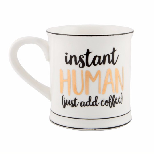 Instant Human Mug, £7.50, Sass & Belle