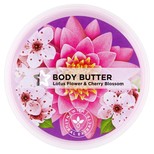 Lotus Flower and Cherry Blossom Body Butter, £3.99, Superdrug