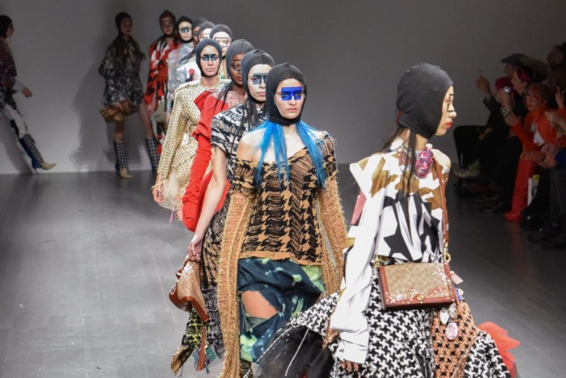 LFW AW18 - Matty Bovan - Kimberley Larmouth - The Upcoming-32