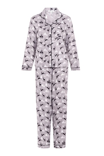 Deer Print Pyjamas, £48, emilyandfin.co.uk