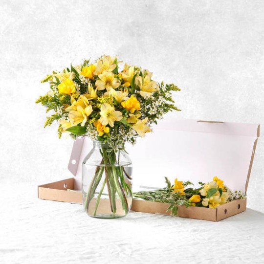 Flowers by Post, £23, wildandbloom.com