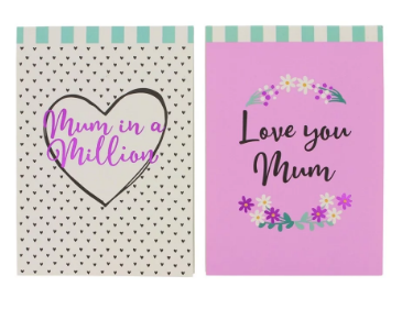 Notebooks (pack of 2), £6, paperchase.co.uk