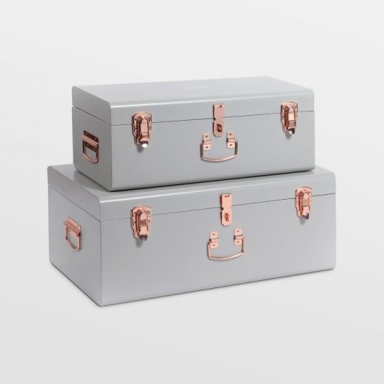 Set Of 2 Storage Trunks, £59.99, beautify.co.uk