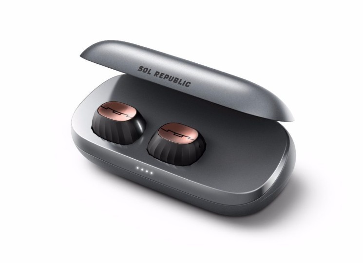 Wireless Earbuds with Charging Case, £149.99, solrepublic.co.uk,