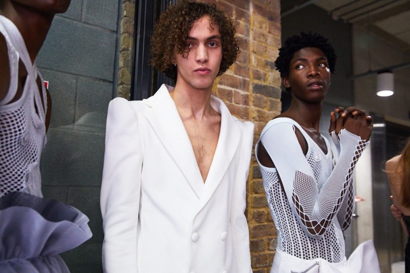 LFW AW19 - Central Saint Martins MA backstage - Ambra Vernuccio - The Upcoming-16