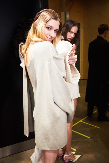 LFW AW19 - Central Saint Martins MA backstage - Ambra Vernuccio - The Upcoming-17