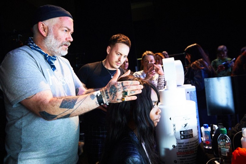 LFW AW19 - Central Saint Martins MA backstage - Ambra Vernuccio - The Upcoming-2