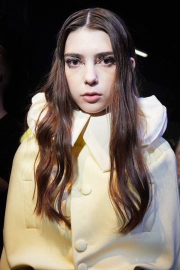 LFW AW19 - Central Saint Martins MA backstage - Ambra Vernuccio - The Upcoming-4