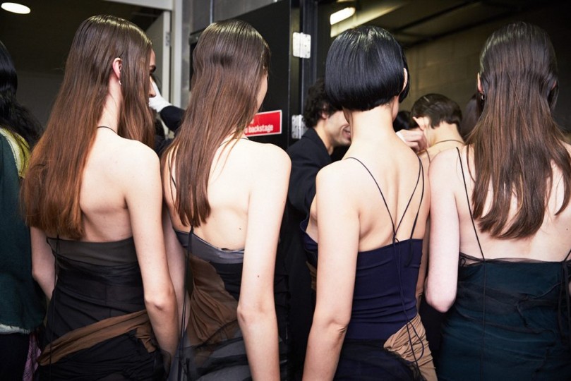 LFW AW19 - Central Saint Martins MA backstage - Ambra Vernuccio - The Upcoming-5