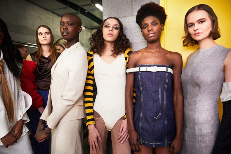 LFW AW19 - Central Saint Martins MA backstage - Ambra Vernuccio - The Upcoming-7