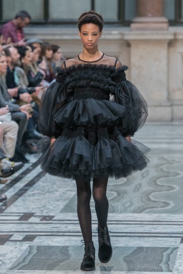 LFW AW19 - Molly Goddard - Kimberley Larmouth - THE UPCOMING-11