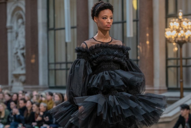 LFW AW19 - Molly Goddard - Kimberley Larmouth - THE UPCOMING-15