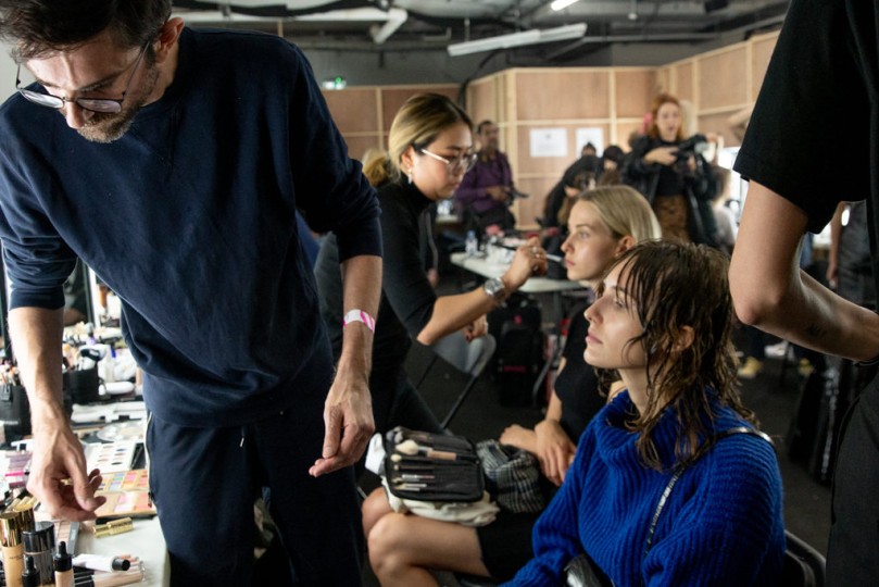 LFW SS20 - On Off Presents backstage - Cristiana Ferrauti - The Upcoming-1