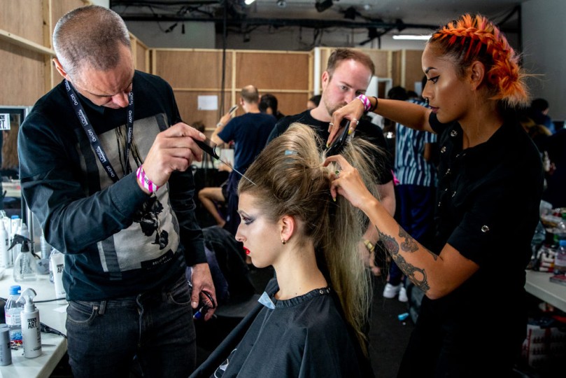 LFW SS20 - On Off Presents backstage - Cristiana Ferrauti - The Upcoming-12
