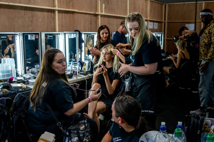 LFW SS20 - On Off Presents backstage - Cristiana Ferrauti - The Upcoming-14
