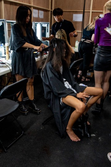 LFW SS20 - On Off Presents backstage - Cristiana Ferrauti - The Upcoming-5