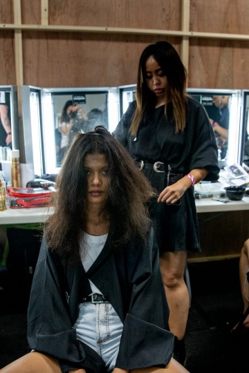 LFW SS20 - On Off Presents backstage - Cristiana Ferrauti - The Upcoming-8