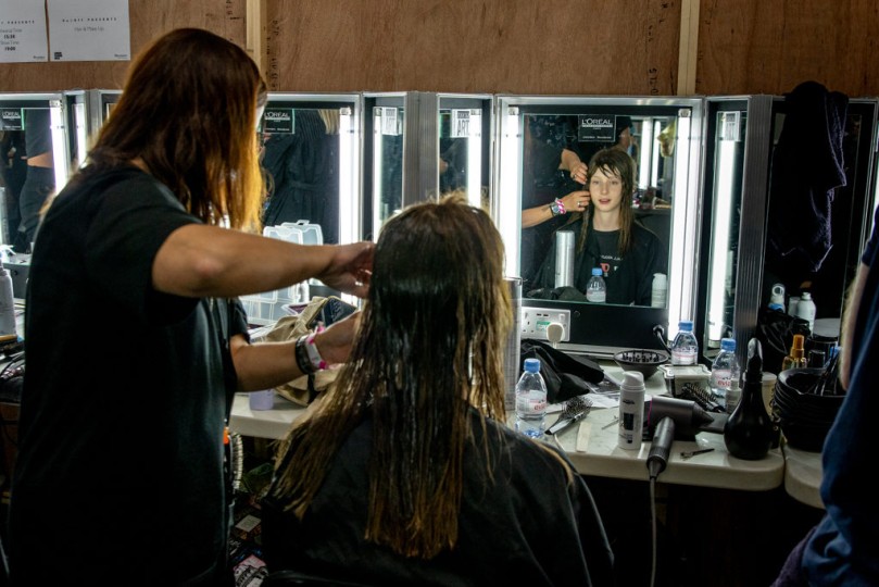 LFW SS20 - On Off Presents backstage - Cristiana Ferrauti - The Upcoming-9