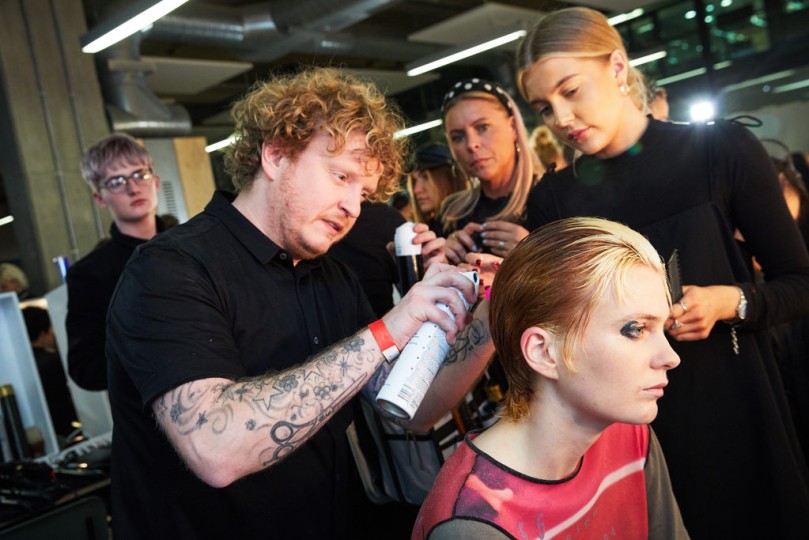 LFW AW20 - Central Saint Martins MA Fashion_backstage - Ambra Vernuccio - The Upcoming-1