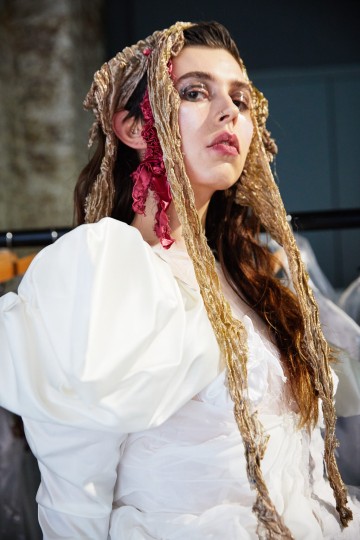 LFW AW20 - Central Saint Martins MA Fashion_backstage - Ambra Vernuccio - The Upcoming-12