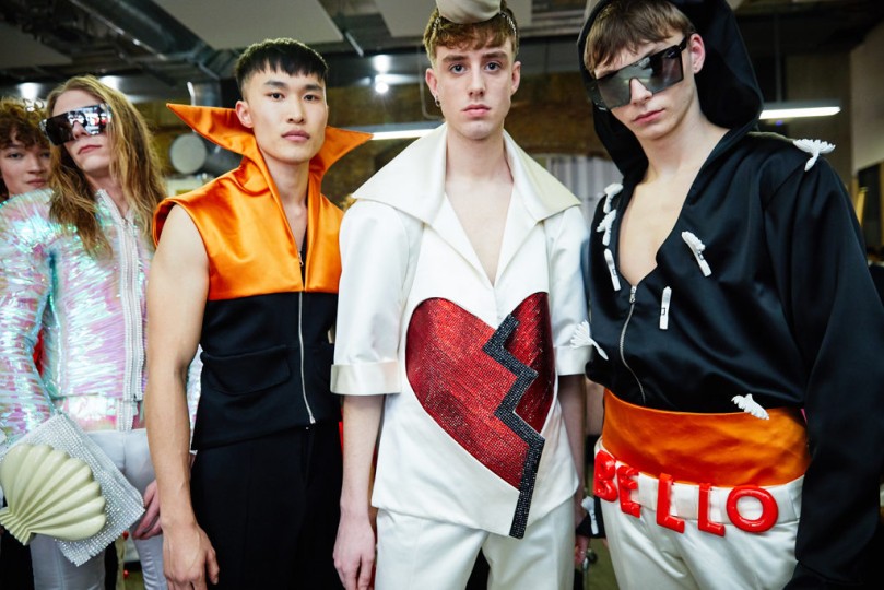 LFW AW20 - Central Saint Martins MA Fashion_backstage - Ambra Vernuccio - The Upcoming-16