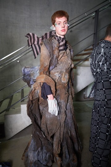 LFW AW20 - Central Saint Martins MA Fashion_backstage - Ambra Vernuccio - The Upcoming-35