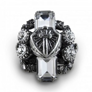 Otazu Crystal Shield an Sword Ring