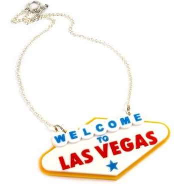 Plastic Bat Las Vegas necklace