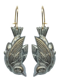 WDC blackbird earrings