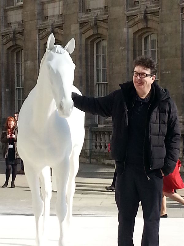 Mark Bollinger with The White Horse.