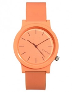 komono-rubber-salmon-watch-womens