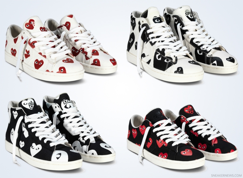 commes des garcons converse