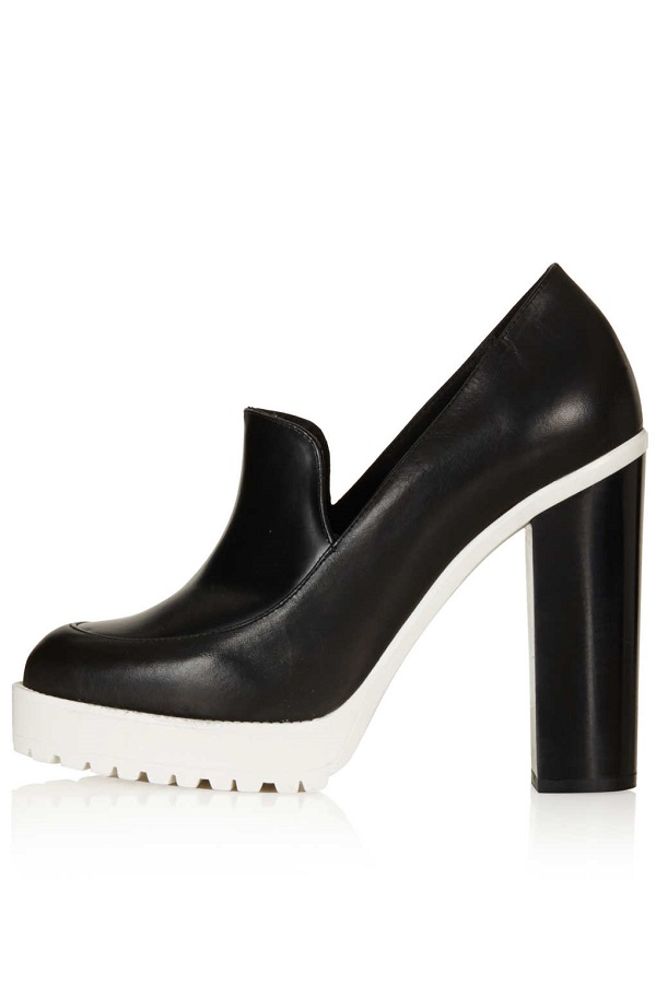 TOPSHOP- Platform cleated loafer