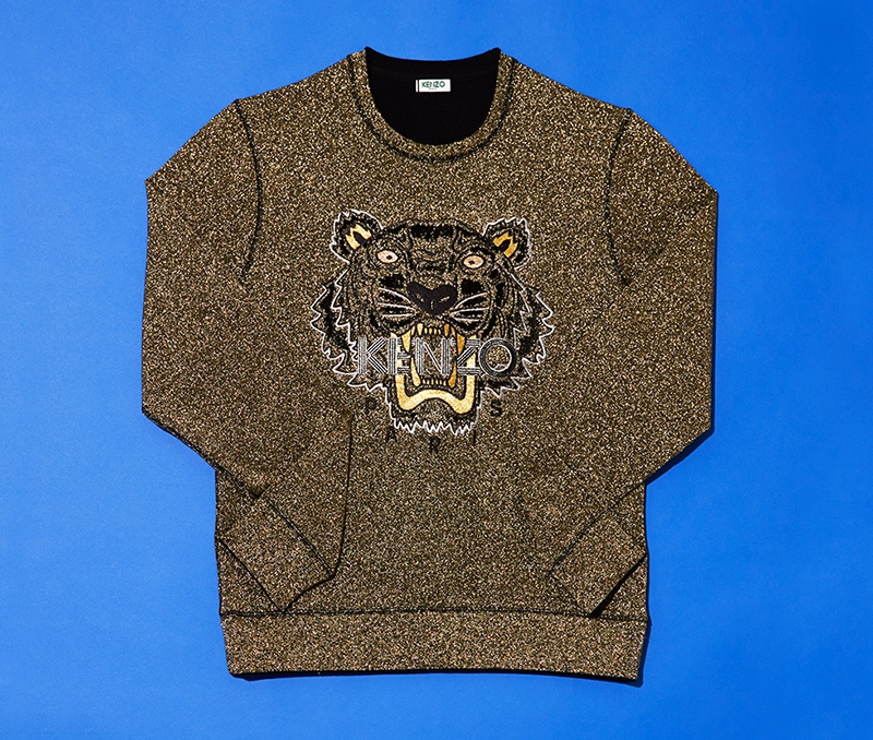 gold kenzo jumper