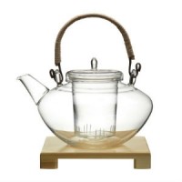 Whittards glass teapot