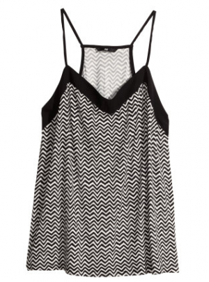 Zig-zag jersey top from H&M