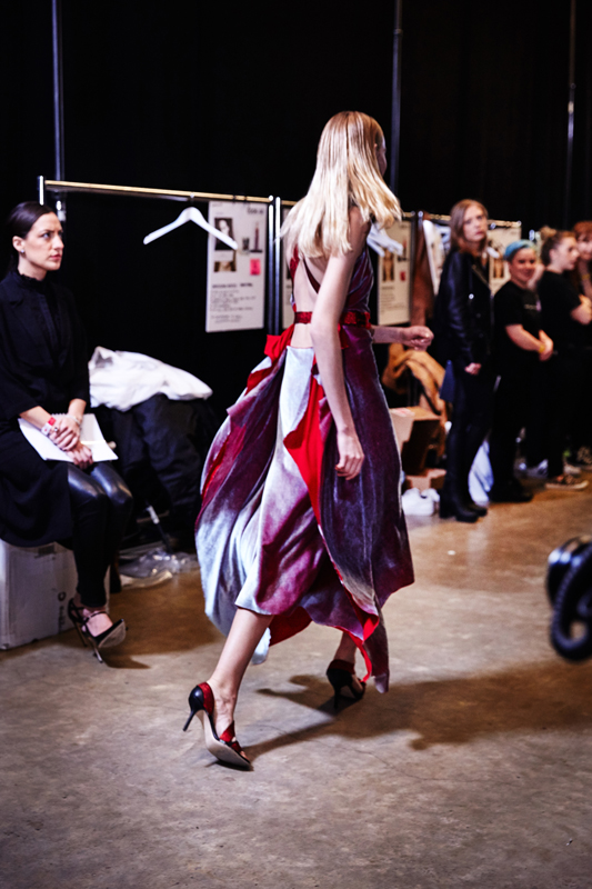 Christopher Kane behind the scenes | LFW A/W 2015 – The Upcoming